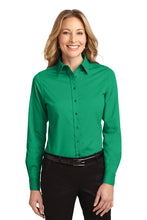 Load image into Gallery viewer, Ladies Long Sleeve Easy Care Shirt with Collar