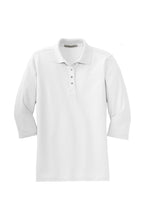 Load image into Gallery viewer, Port Authority® Ladies Silk Touch™ 3/4-Sleeve Polo