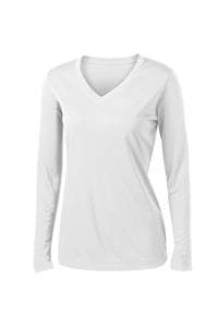 Ladies Sport-Tek® Ladies Long Sleeve PosiCharge® Competitor™ V-Neck Tee