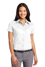 Load image into Gallery viewer, Ladies Short Sleeve Easy Care Shirt with Collar