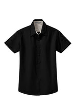 Load image into Gallery viewer, Ladies Short Sleeve Easy Care Shirt with Collar