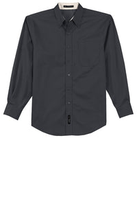 Mens Long Sleeve Easy Care Shirt with Button Down Collar