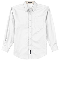 Mens Long Sleeve Easy Care Shirt with Button Down Collar