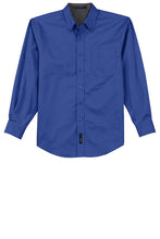 Load image into Gallery viewer, Mens Long Sleeve Easy Care Shirt with Button Down Collar