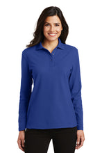 Load image into Gallery viewer, Ladies Long Sleeve Collared Shirt